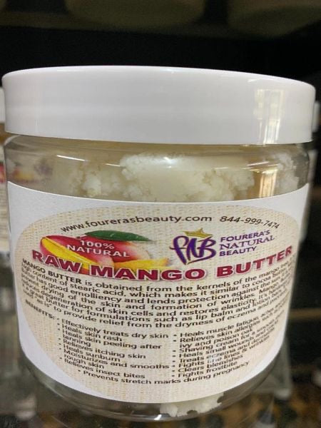 RAW MANGO BUTTER CHUNKY 16oz JAR