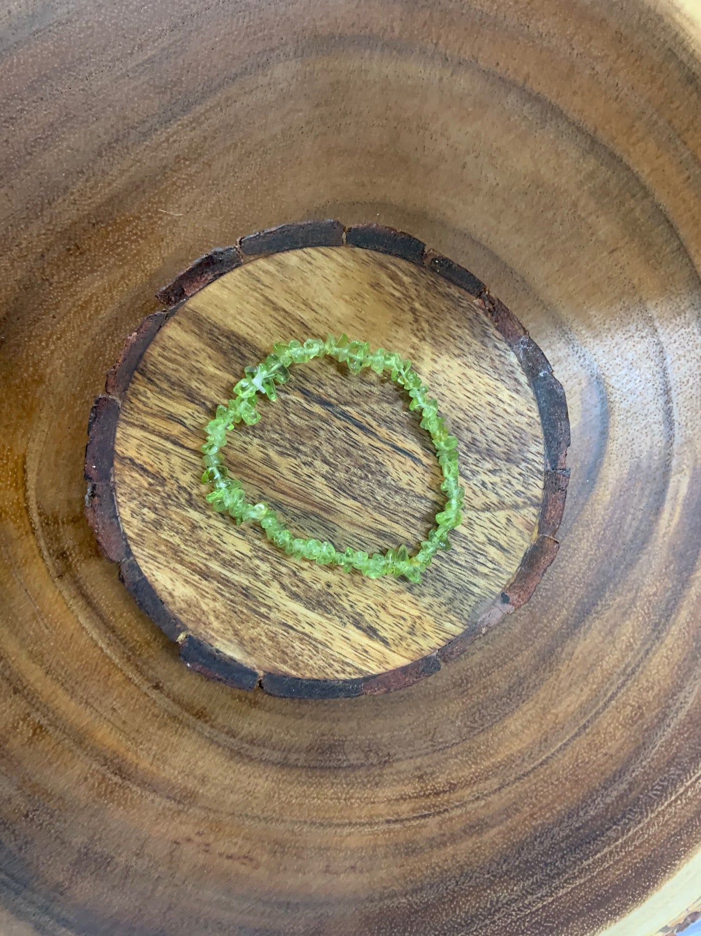 Chunky Peridot Bracelet