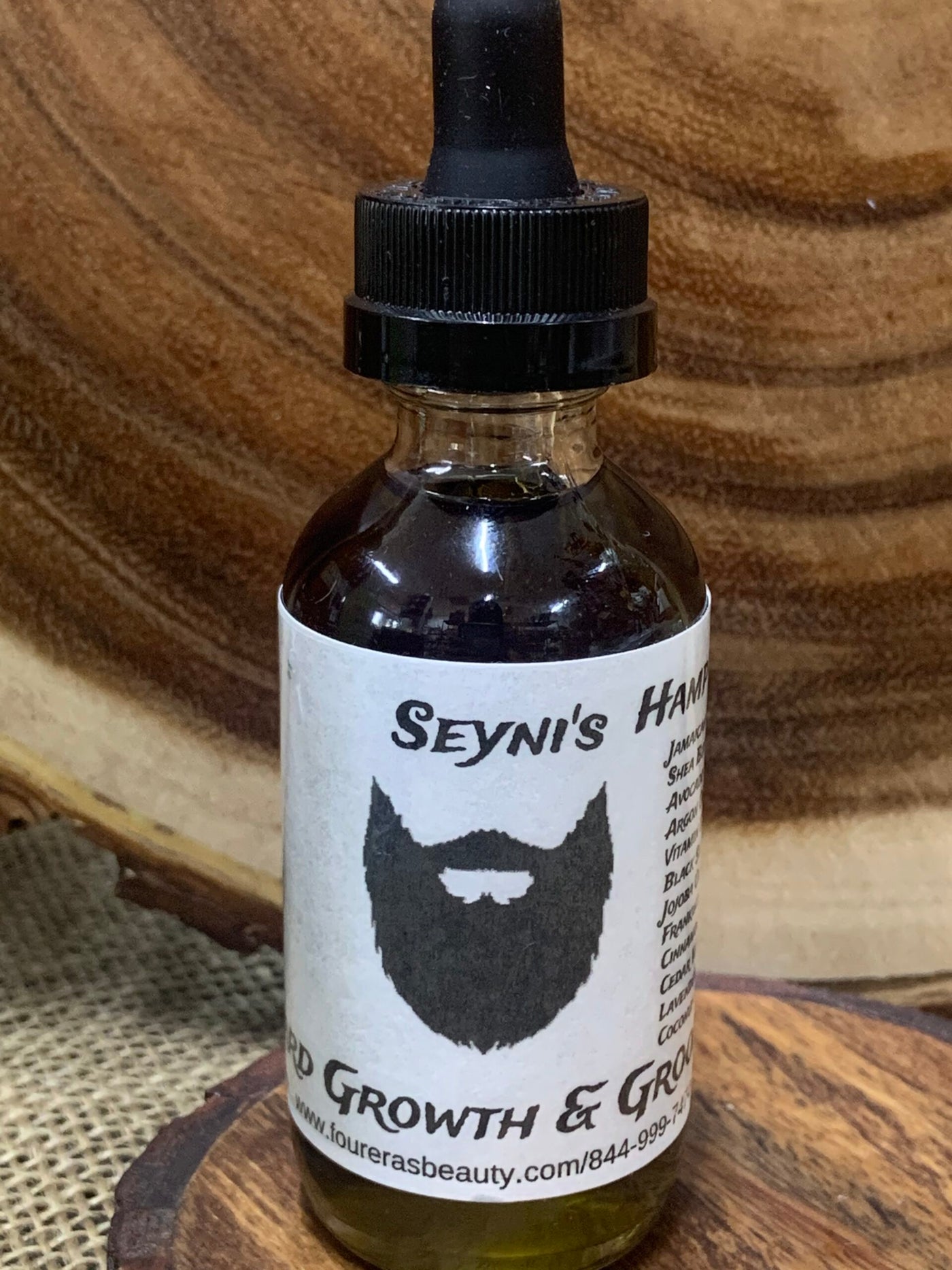 Seyni's Hemp Seed Oil For Beard Growth and Grooming (2 oz)