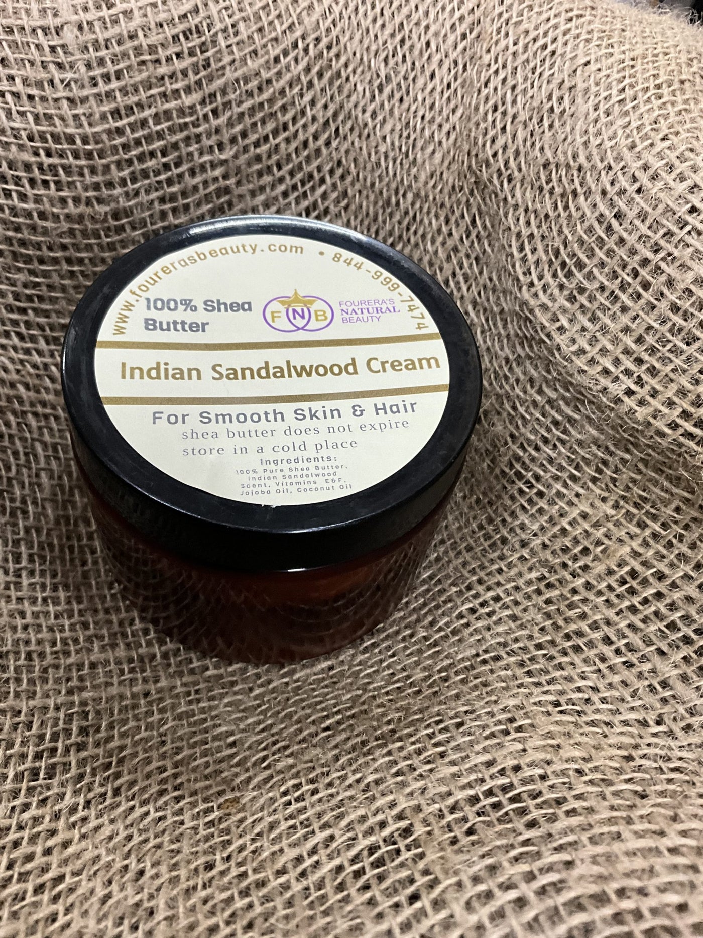 Indian Sandalwood Shea Butter Cream 8oz