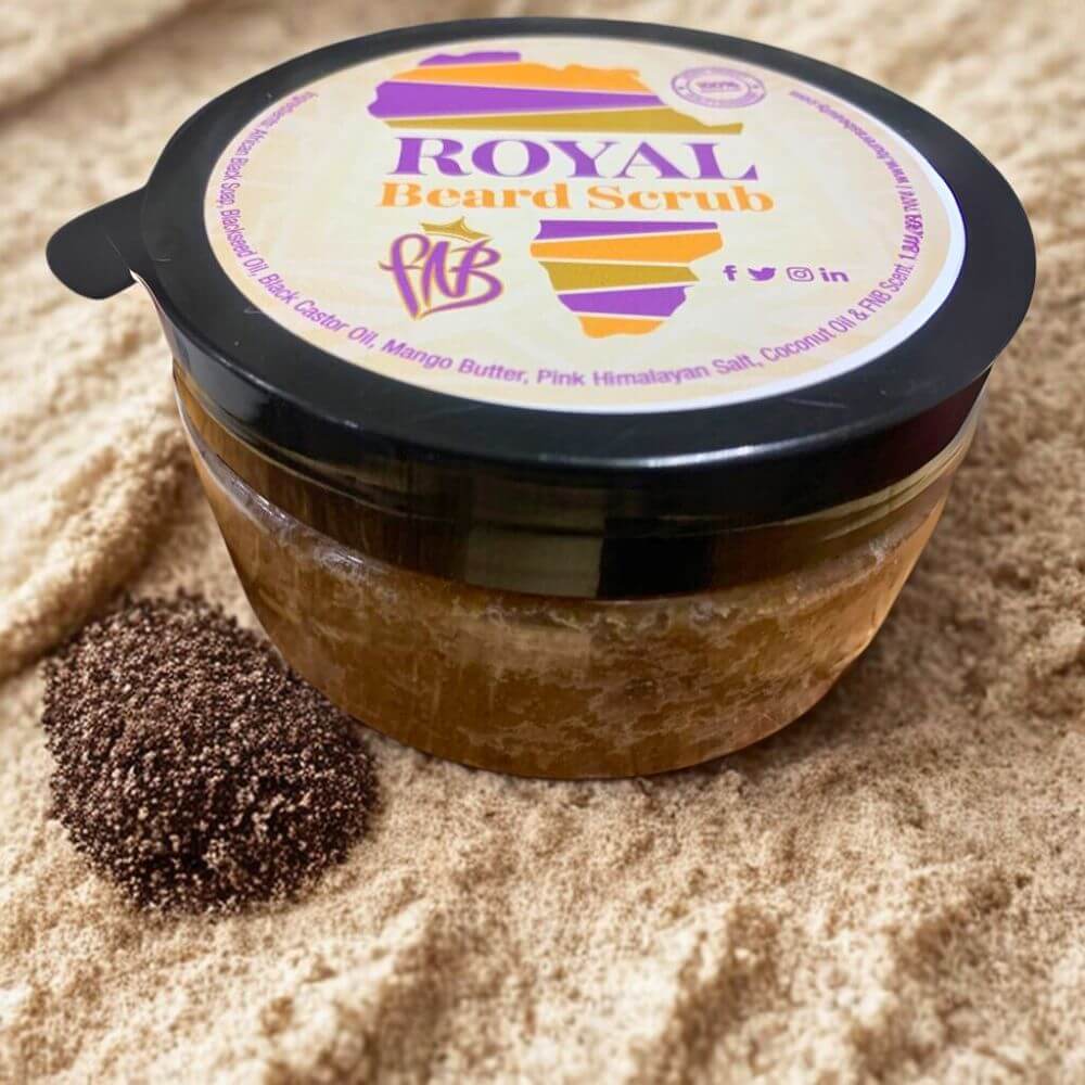 The Royal Beard Scrub Organic 100% Natural jar
