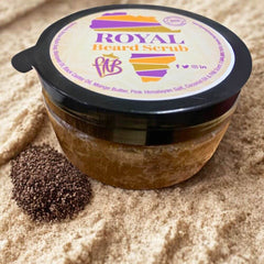 The Royal Beard Scrub Organic 100% Natural jar