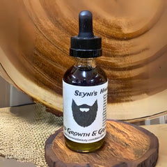Seyni’s Hemp Seed Oil for Beard Growth and Grooming - 2 OZ