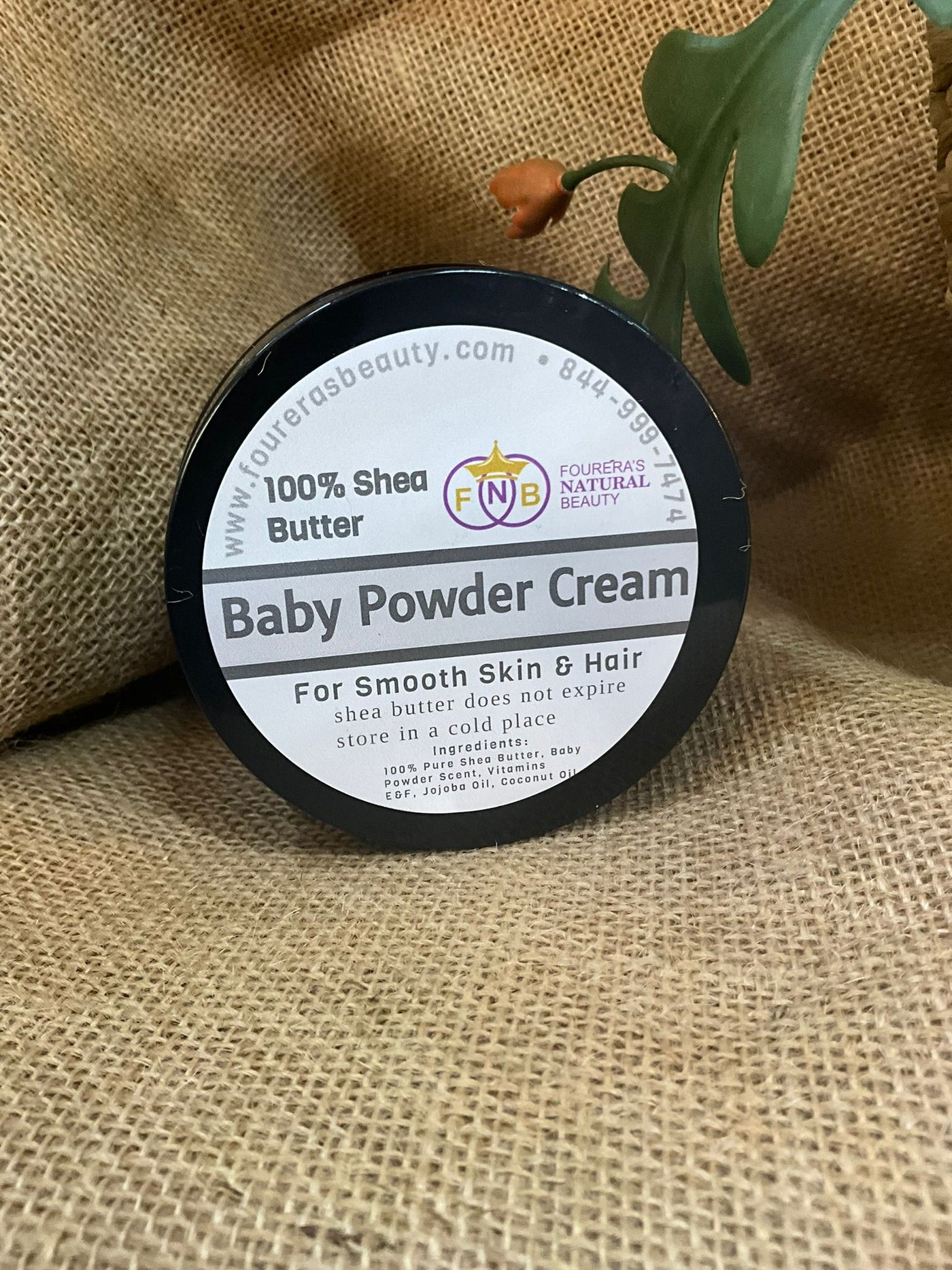 Baby Powder Shea Butter Cream 8oz