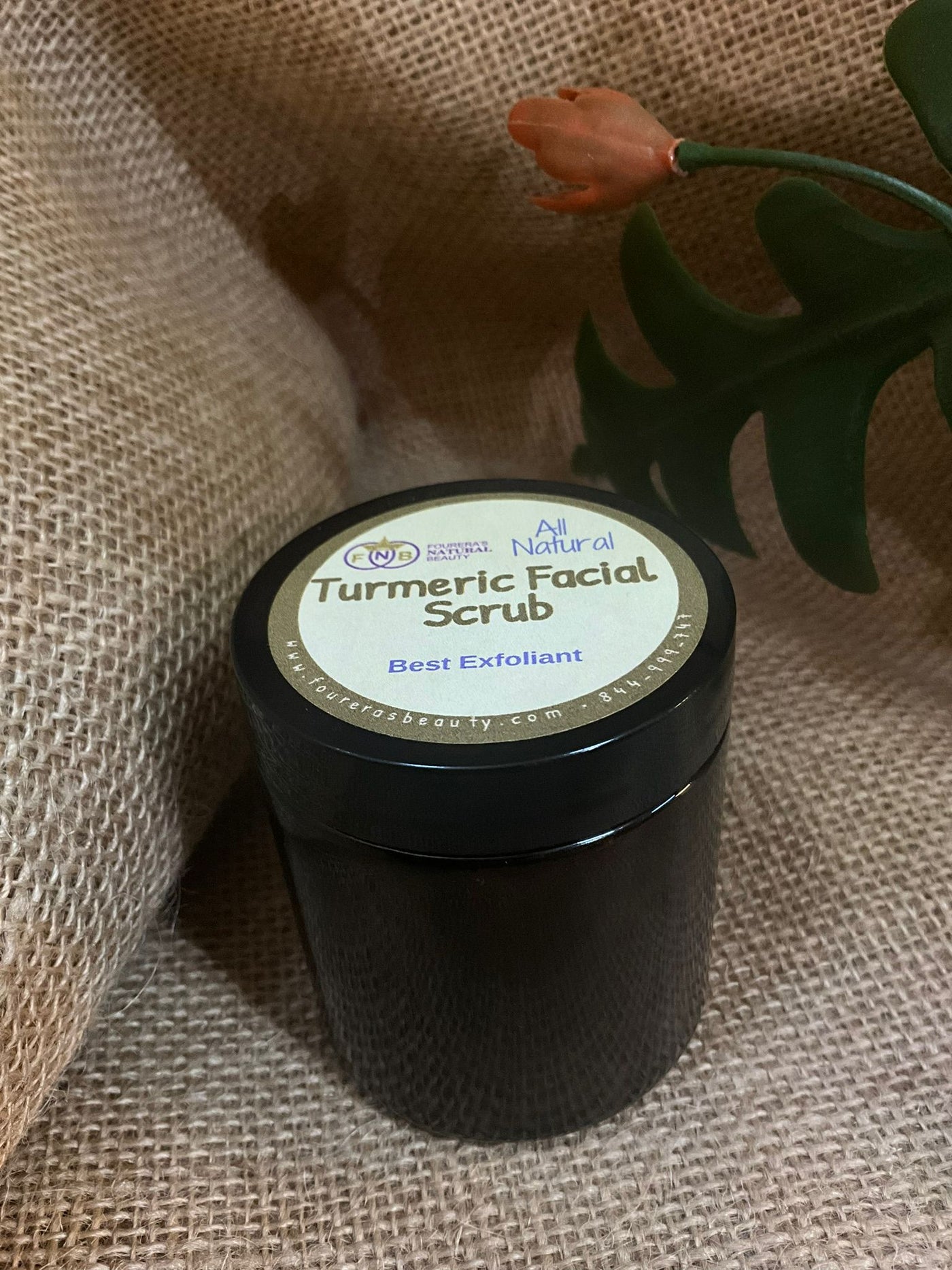 TURMERIC FACIAL SCRUB 100% NATURAL 4oz