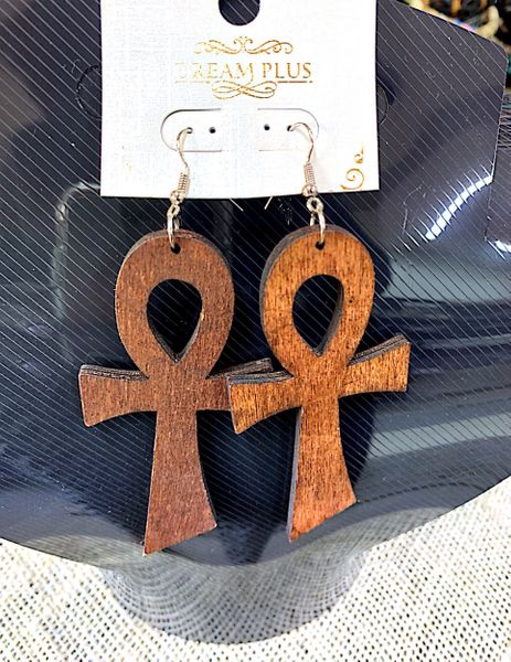 WOOD EARRING