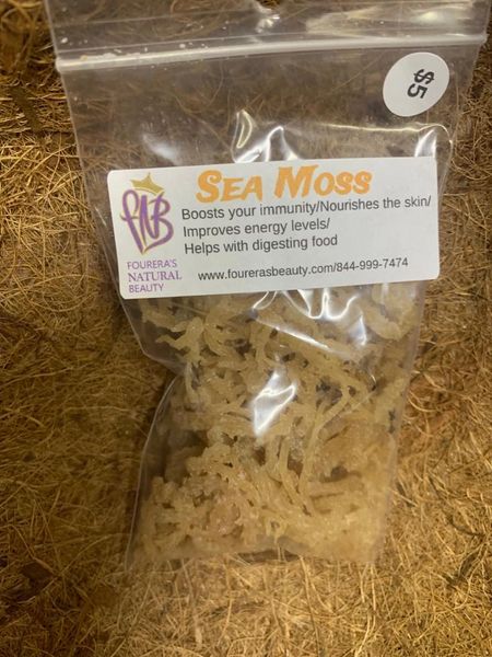 WILD-CRAFTED-IRISH SEA MOSS. JAMAICAN - ORGANIC- One Pound